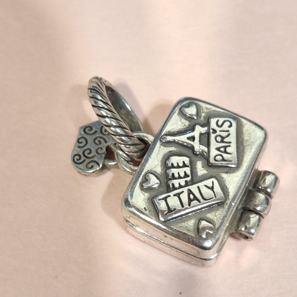 Brighton Bon Voyage Suitcase Charm - Picture 3 of 5